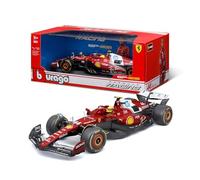 Bburago - Ferrari SF-25 F1 2025#44 Hamilton, Voiture Miniature à l'échelle 1:18, réplique détaillée de la Ferrari Formula 1 monoplace, Licence Officielle Ferrari, âge recommandé 14+ Ans