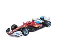 Bburago - Ferrari SF-25 Livrée Miami #44 Lewis Hamilton, Modèle réduit de Voiture 1:43, Réplique de monoplace F1 GP de Miami, Détails réalistes, Licence Officielle Ferrari, 3+