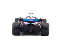 Bburago - Ferrari SF-25 Monza n° 44 Hamilton 1:43, Casque et vitrine, à partir de 14 Ans