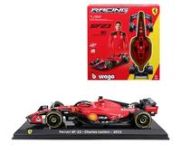 BBURAGO 1/24 KIT A MONTER RACING F1 SF 2023 - avec casque et stand Ferrari #Leclerc