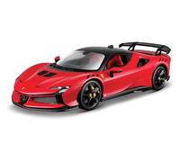 Bburago - Ferrari SF90 XX Stradale, Voiture Diecast 1:24, Réplique Supercar Détaillée avec Portes et Coffre Ouvrables, Licence Ferrari, Âge 3+ Ans
