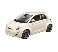 Bburago Fiat 500 E 2023 Diecast Model Car Échelle 1:24, 14 cm, Blanc