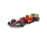 Bburago - Formule 1 - Ferrari F1-75 de C. Leclerc - Livrée Spéciale Monza - Voiture de Course Miniature à l'échelle 1:24 - Jouet pour Enfant - à Collectionner dès 14 Ans