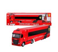 BBurago Camion transporteur Iveco S-Way 570 avec Formule 1 Ferrari SF-24 1/43 Set 3+ ans