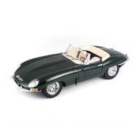 Bburago Jaguar E-Type Cabriolet (Maßstab 1:18) Modèle Voiture Auto Vert Foncé