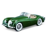 Bburago-Jaguar XK 120 Roadster (1951) à l'échelle 1:24 en Couleur Verte (18-22018G)