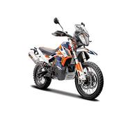 Bburago KTM 790 Adventure R Rally Motorrad - Échelle 1:18 - Réplique incroyablement détaillée Die-Cast - Pièce de collection - Modèle de moto - Blanc