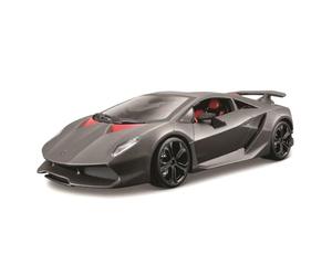 BBURAGO | Lamborghini Sesto ELEMENTO | Grise | Reproduction de Voiture Miniature à échelle 1/24 | Grise | Jouet pour Enfant à Collectionner | 18-21061