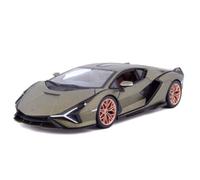 Bburago - Lamborghini Sian FKP 37 Échelle 1:24, Réplique en Fonte avec Portes ouvrantes, Assortiment aléatoire, Licence Officielle Lamborghini