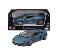 Bburago - Lamborghini Temerario, Voiture Diecast 1:18, Réplique Détaillée de la Première Supercar Lamborghini avec 4 Ouvertures, Licence Officielle, Âge Recommandé 3+ Ans