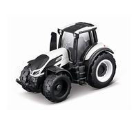 Bburago M15530V Maisto Mini Machines de Travail Valtra M2/Q Tracteur moulé sous Pression, Gris, Coleurs Assorties