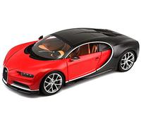 BBurago Voiture miniature Bugatti Chiron Rouge Échelle 1/18