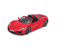BBurago Modèle réduit Porsche 918 Spyder 21076 Échelle 1/24 Couleur aléatoire