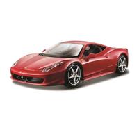 Bburago Maisto France - 26003 - Ferrari 458 Italia - Véhicule Miniature - Échelle 1/24 - Couleur Aléatoire