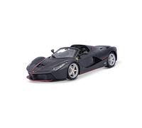 Bburago LaFerrari Aperta schwarz (Maßstab 1:24) Auto Maquette de Voiture Modèle
