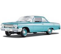 BBURAGO MAISTO FRANCE M31641 Véhicule Chevrolet Bel Air 1962 Echelle 1/18 Coloris Aleatoire