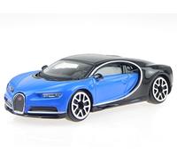 BBURAGO MAISTO FRANCE- Bugatti Véhicule Miniature Chiron-Echelle 1/43, 30348, Multicolore, 10 x 4.5 x 3 Centimeters