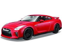 1:24 Burago Nissan Gt-R (R35) Coupe 2017 Red BU21082R Modellino