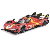 BBurago Maquette Ferrari 499P LMH 1:24 – Réplique gagnante 24h du Mans 2023 – Licence Ferrari – 14+