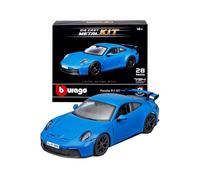 Bburago - Maquette Porsche 911 GT3, Kit de Montage 1:24, Réplique Détaillée à Assembler avec 28 Pièces, Licence Porsche, Âge Recommandé 14+ Ans