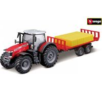 Bburago Massey Fergusson 8740s avec voie de garage BUR-BB18-31675