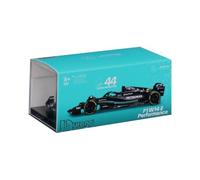 Bburago May Cheong B18-38081H Mercedes Hamilton 2023 F1 Voiture, Noir, 1:43
