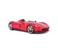 Bburago May Cheong Group 1/18 Ferrari Signature - Monza SP-1 - Rouge - Véhicule pour Enfant dès 14 Ans - 16909R, Motifs et Couleurs Assorties