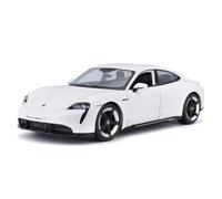 Bburago - Maycheong - Porsche Taycan Turbo S - Voiture Miniature à l'échelle 1:24 - avec Portes et Coffre Ouvrants - Jouet pour Enfant - à Collectionner à partir de 3 Ans - B18-21098