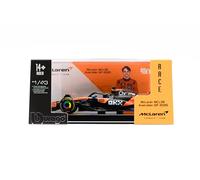 Bburago - McLaren F1 MCL39 2025#81 Piastri, Voiture diecast à l'échelle 1:43 avec vitrine d'exposition, réplique détaillée de la F1 McLaren, Socle Inclus, Licence Officielle, âge recommandé 14+ Ans