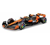 Véhicule Bburago F1 McLaren MCL38 2024 Norris avec casque Multicolore E