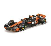 Bburago - McLaren MCL38 Miami GP 2024#Piastri - Voiture Miniature De Collection en Métal À L’Échelle 1/43 - Modèle Réduit Officiel Formule 1 Saison 2024 - Finitions Réalistes - Edition Collector