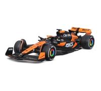 Bburago - McLaren MCL38 Oscar Piastri #81 2024 - Modèle réduit réaliste à l'échelle 1:43, pilotée par Oscar Piastri, Licence Officielle McLaren, âge recommandé : 3 Ans et Plus