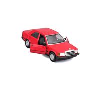 Bburago Mercedes 190E (1987) : Voiture Miniature à l'échelle 1:24, Portes Mobiles, Bleu (18-21103B)