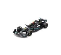 Bburago - Mercedes AMG Petronas W14 Lewis Hamilton #44 2023 - Modèle réduit réaliste à l'échelle 1:43, piloté par Lewis Hamilton, Licence Officielle Mercedes, âge recommandé 3+ Ans
