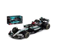 Bburago - Mercedes AMG Petronas W15 George Russell #63 2024 - Modèle réduit réaliste à l'échelle 1:43, pilotée par George Russell, Licence Officielle Mercedes, âge recommandé 3+ Ans