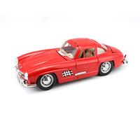 BBurago Voiture miniature Mercedes-Benz 300 SL 1:24 Portes papillon capot et coffre ouvrants