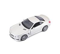 Bburago - Mercedes-Benz SL 65 AMG, Voiture Gamme 1:24 échelle (18-21066) Assortiment((Noir/Blanc)