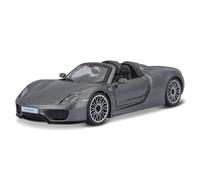 Bburago Miniature Porsche Porsche 918 Spyder Gris gris