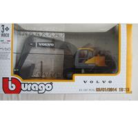 BBURAGO MINIATURE TRACTO PELLE SUR CHENILLES VOLVO EC220E 1/50°