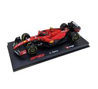 Bburago Modèle Auto F1 1836835S Ferrari 55 Sainz Avec Casque Échelle 1:43 SF-23