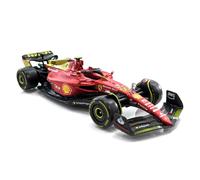BBurago - Modèle de voiture statique Ferrari F1-75 Monza GP 2022 Sainz Vitrine 1/43