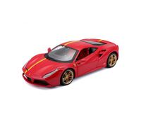 Bburago Modèle Ferrari 18-26563 F488 GTB Rouge Maßstab 1:24 Modèle Auto