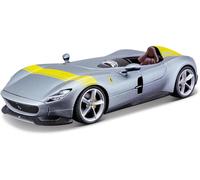 Bburago Modèle - Ferrari Monza SP1 Signature Édition (Argent, Maßstab 1:43)