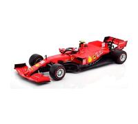 Voiture Miniature de Collection 1-18 - FERRARI F1 SF1000 2020 - Leclerc - Red - 16808L