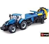 Bburago New Holland T7.315 avec cultivateur BUR-BB18-31678