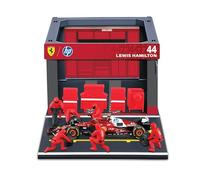 Bburago PitPass F1 Ferrari SF-25#44 Hamilton '25 - Échelle 1:43 - Kit de Voiture Miniature Formule 1 Die-Cast - Jouet de Collection fidèle à l'original - À partir de 3 Ans (18-36865H)