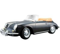 BBurago - 22078 - Véhicule Miniature - Modèle À L'Échelle - Porsche 356B Cabrio 1961 - Echelle 1/24 - Rouge