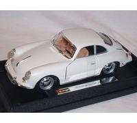 Bburago Porsche 356b Coupe Matt Weiss Ivory 1959-1963 18-22079 1/24 Modell Auto