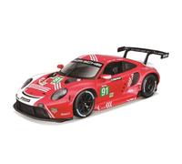 Bburago – Miniature 1:24 Porsche 911 RSR LM 2020, portes ouvrables, licence Porsche
