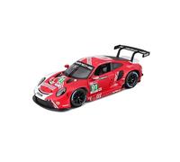 Bburago - Porsche 911 RSR LM 2020, Miniature 1:43, Réplique Détaillée Version Course, Licence Officielle Porsche, Âge Recommandé 14+ Ans